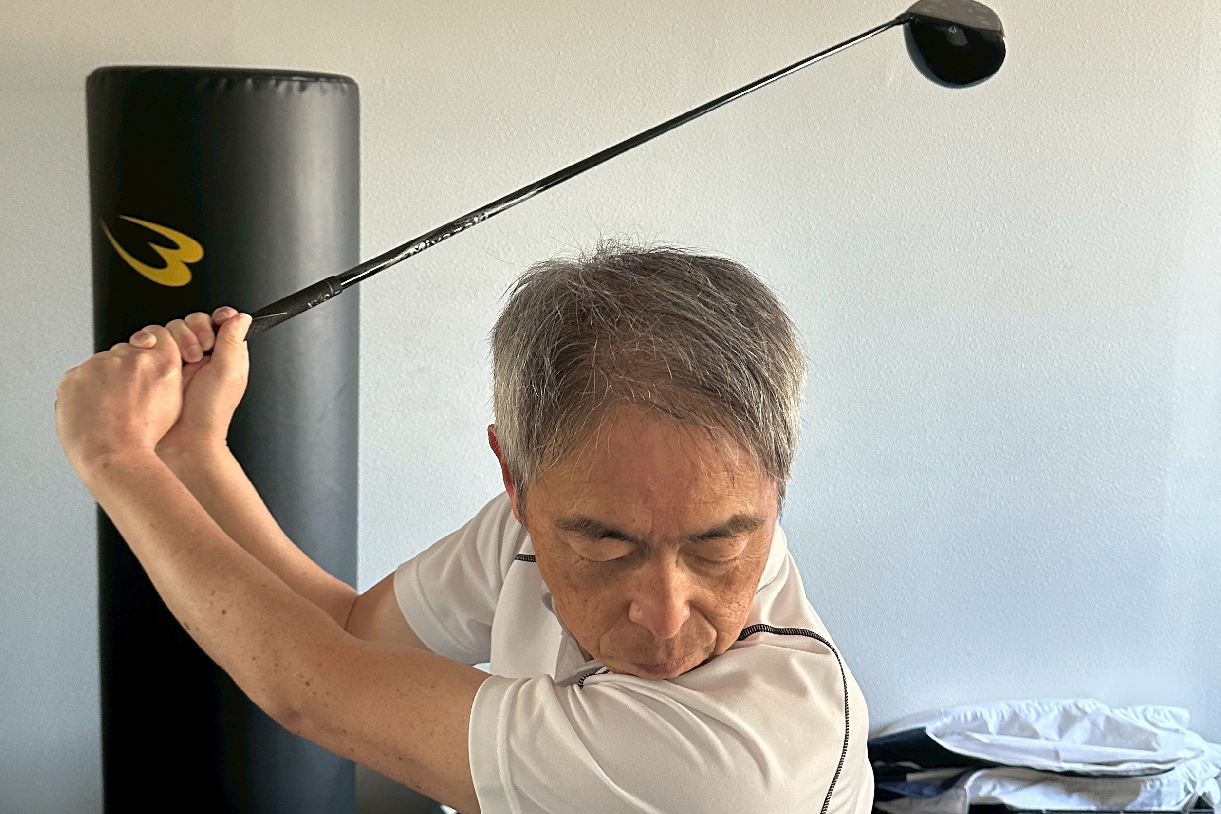 施術前のスイング